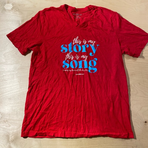 Grace & Truth Red Graphic Shirt XL (DV) - Picture 4 of 7